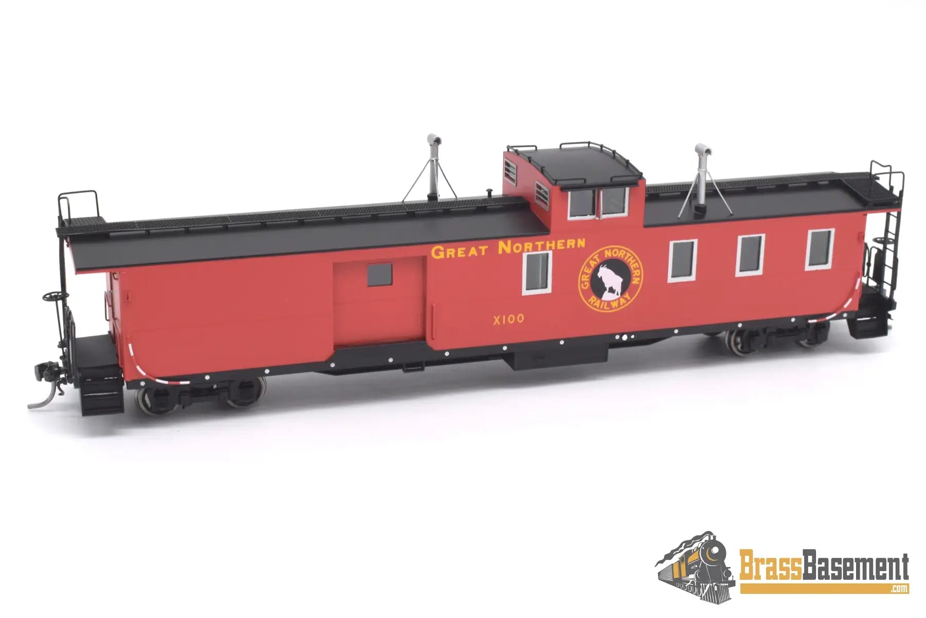 Ho Brass - Dp - 4384.00 Division Point Great Northern Gn ‘Hutch’ Baggage - Caboose X100 New Caboose