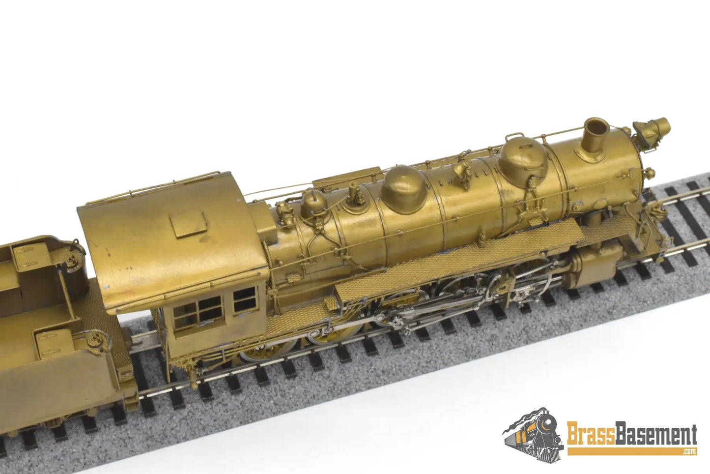 HO Brass - Empire Midland Great Western/Strasburg Railroad 2-10-0 #90 - Unpainted Steam