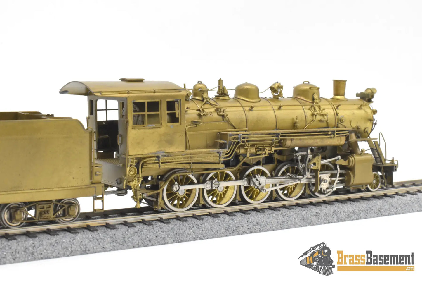 HO Brass - Empire Midland Great Western/Strasburg Railroad 2-10-0 #90 - Unpainted Steam