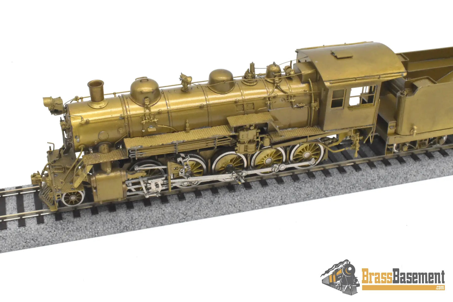 HO Brass - Empire Midland Great Western/Strasburg Railroad 2-10-0 #90 - Unpainted Steam