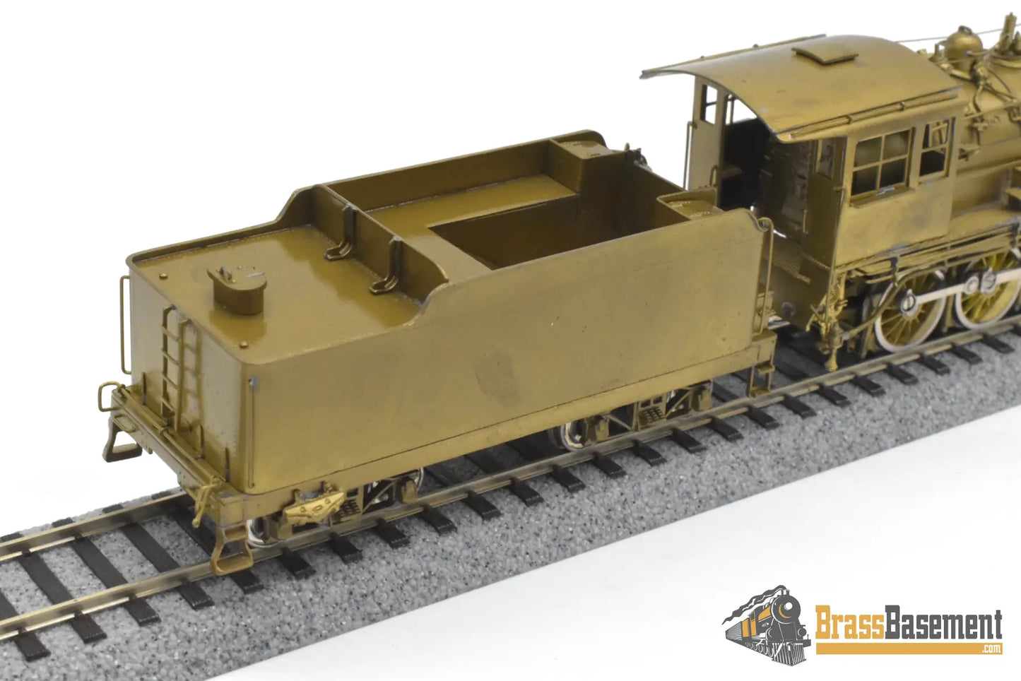 HO Brass - Empire Midland Great Western/Strasburg Railroad 2-10-0 #90 - Unpainted Steam