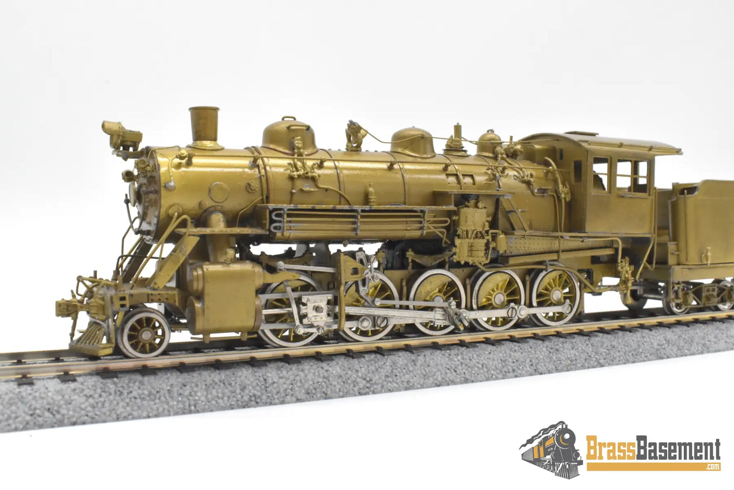 HO Brass - Empire Midland Great Western/Strasburg Railroad 2-10-0 #90 - Unpainted Steam