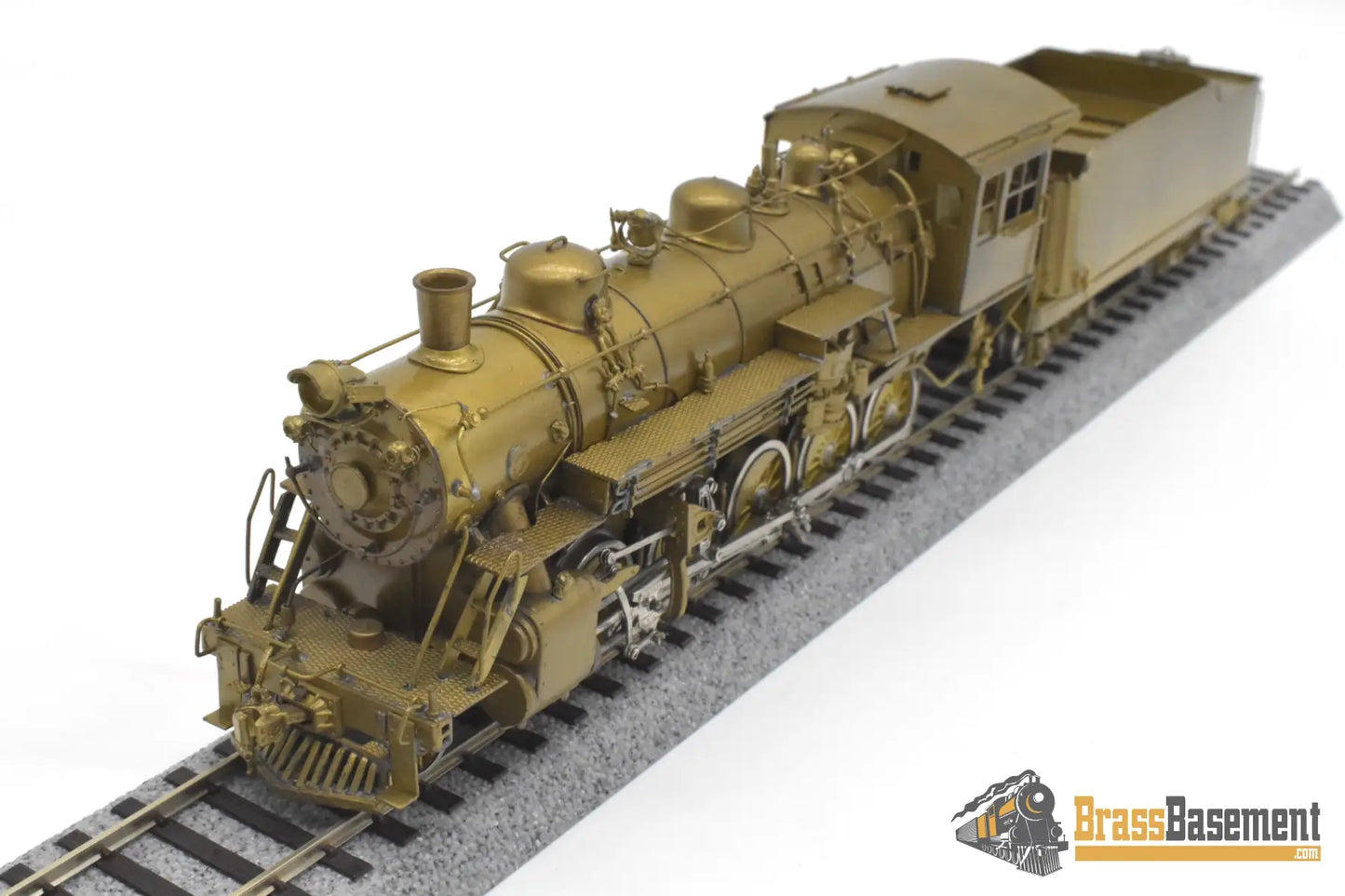 HO Brass - Empire Midland Great Western/Strasburg Railroad 2-10-0 #90 - Unpainted Steam