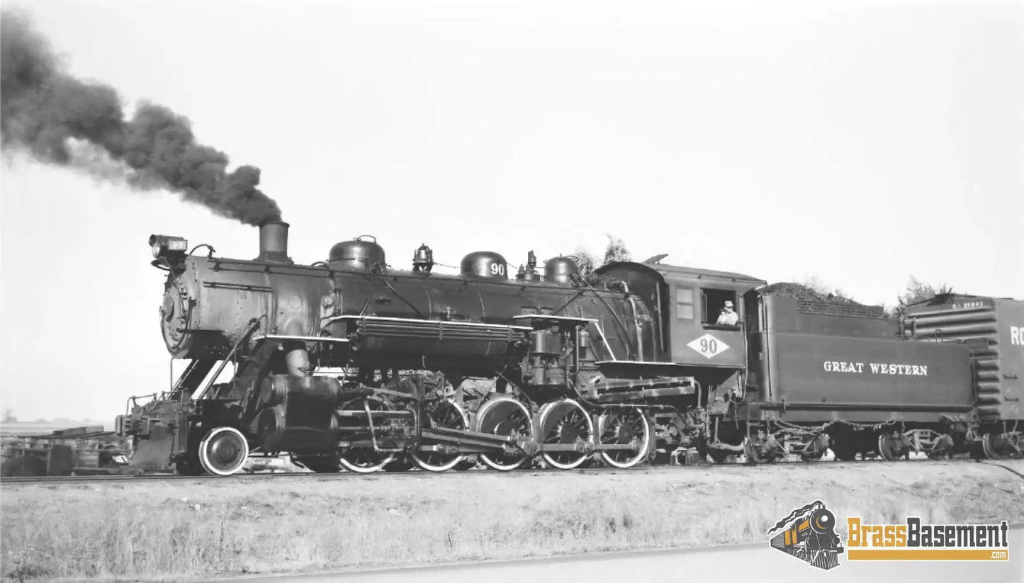 HO Brass - Empire Midland Great Western/Strasburg Railroad 2-10-0 #90 - Unpainted Steam