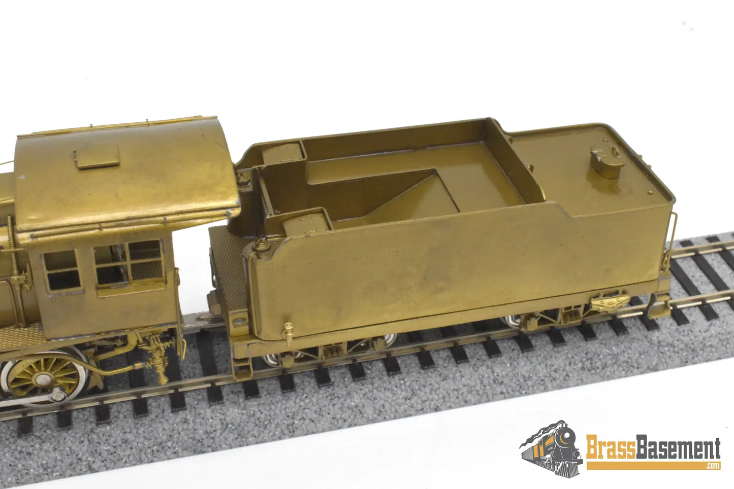 HO Brass - Empire Midland Great Western/Strasburg Railroad 2-10-0 #90 - Unpainted Steam