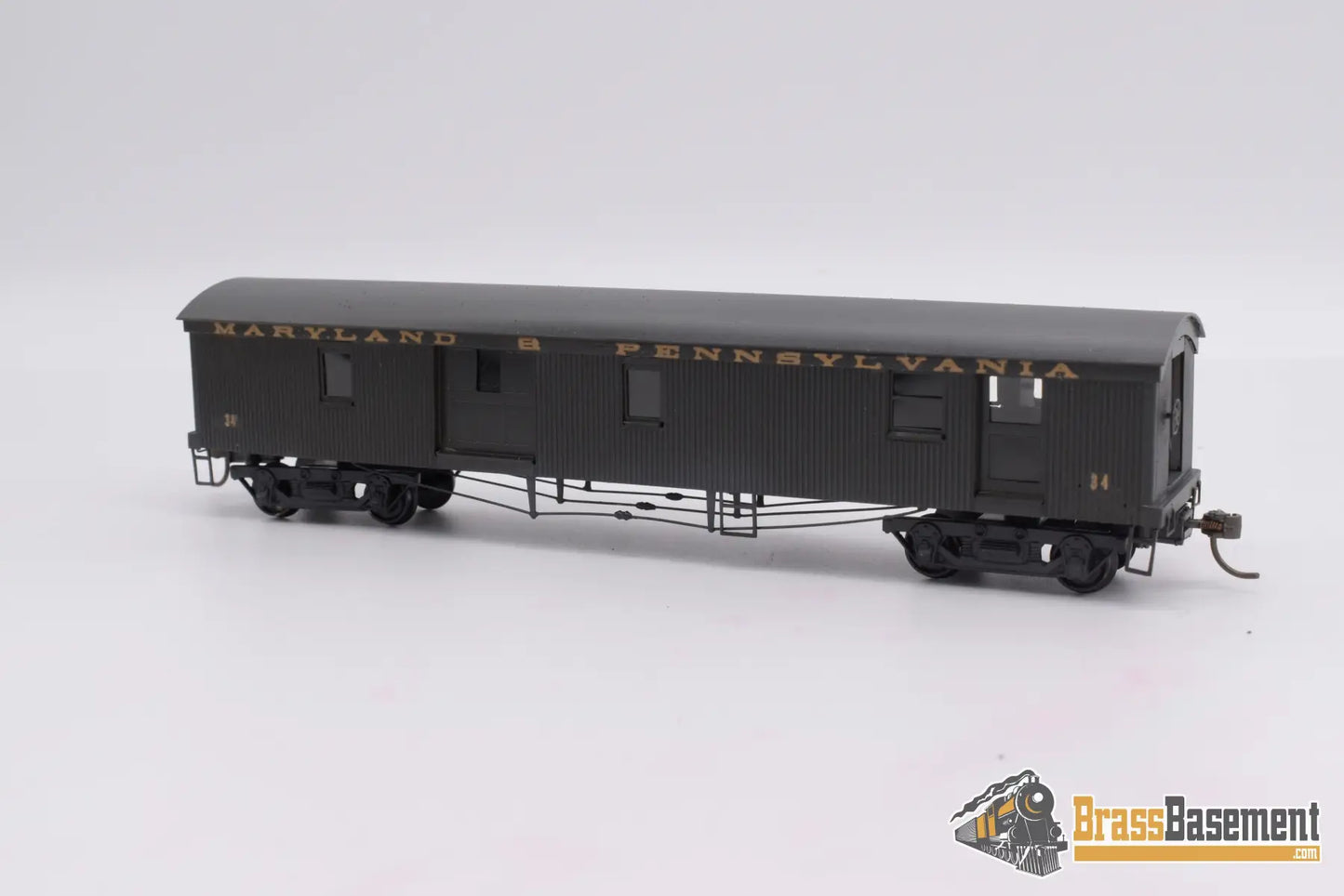 Ho Brass - Gem 3 Car Ma&Pa Maryland & Pennsylvania Set C/P Nice Passenger