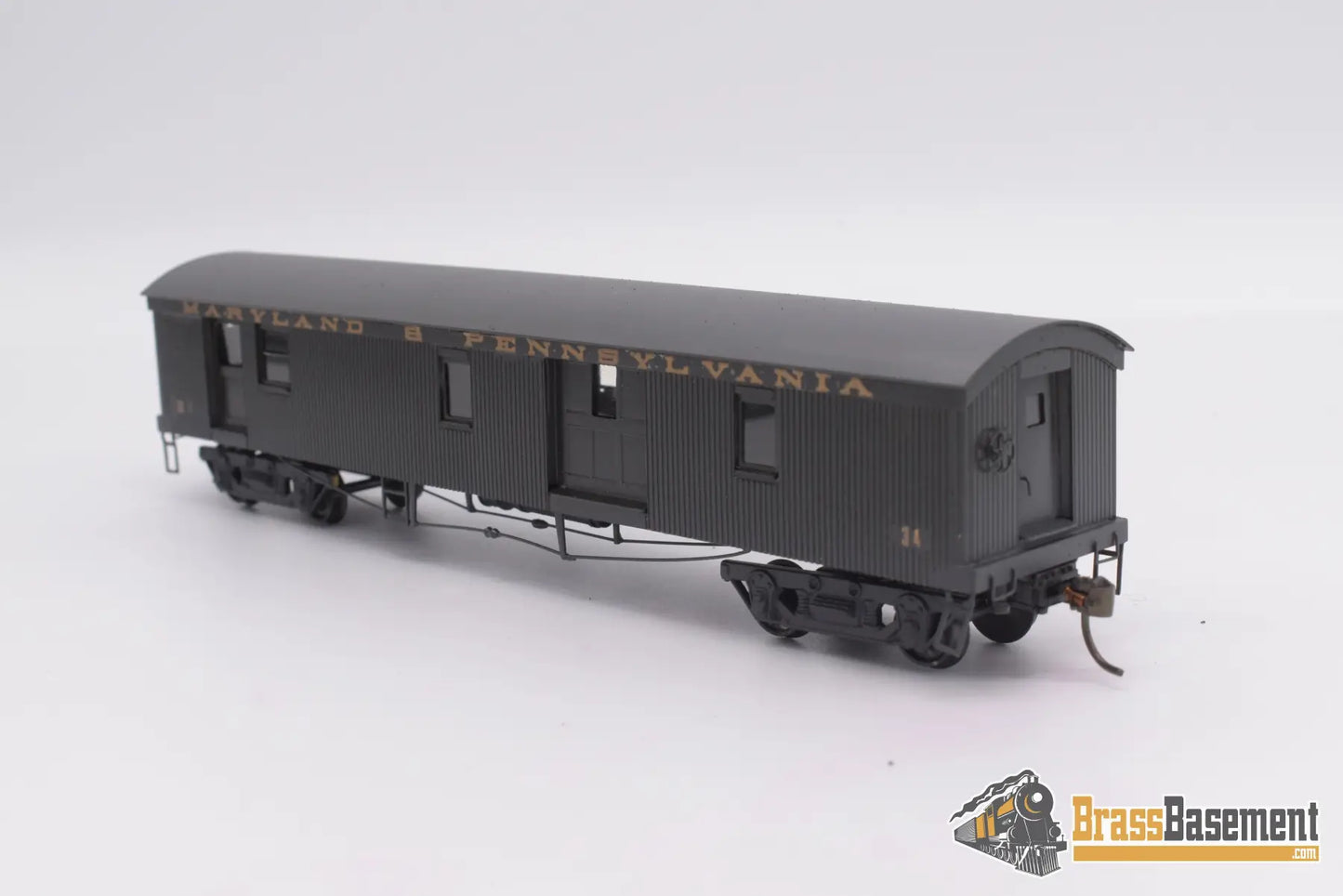 Ho Brass - Gem 3 Car Ma&Pa Maryland & Pennsylvania Set C/P Nice Passenger