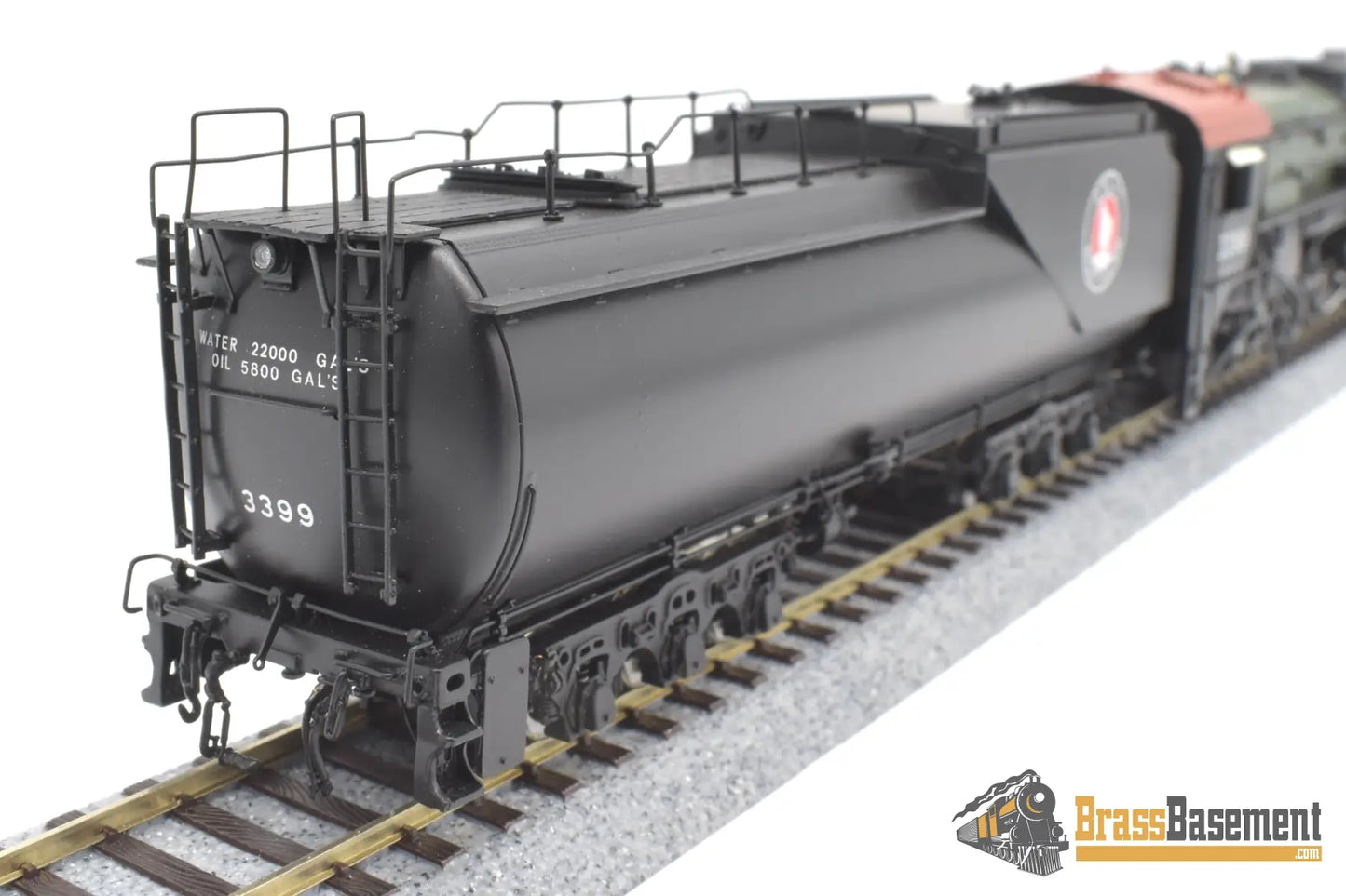 Ho Brass - Gpm 3399.2 Glacier Park Models Great Northern Gn O - 8 2 - 8 - 2 #3399 Green Boiler Mint