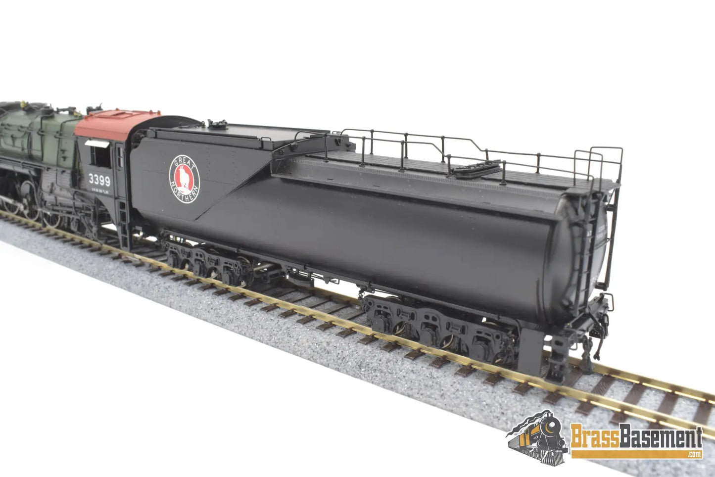 Ho Brass - Gpm 3399.2 Glacier Park Models Great Northern Gn O - 8 2 - 8 - 2 #3399 Green Boiler Mint