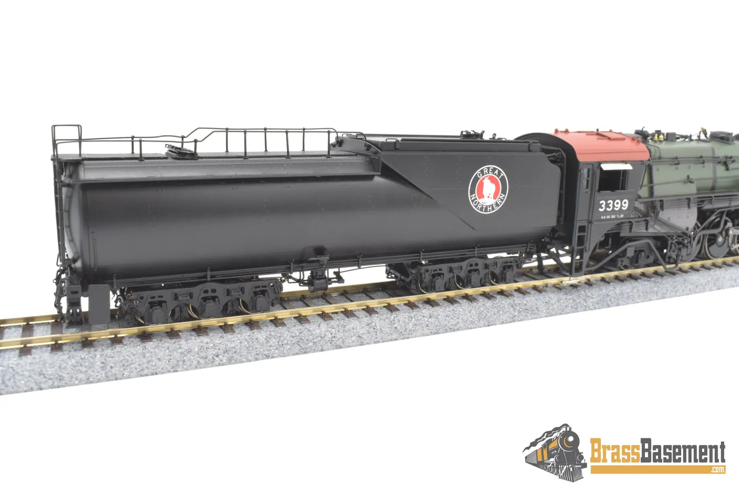 Ho Brass - Gpm 3399.2 Glacier Park Models Great Northern Gn O - 8 2 - 8 - 2 #3399 Green Boiler Mint