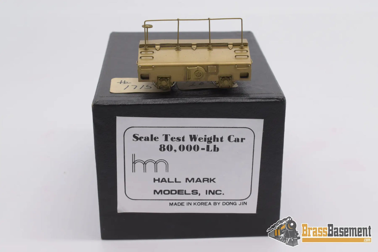 Ho Brass - Hallmark 80 000 Pound Scale Test Car Unpainted Freight
