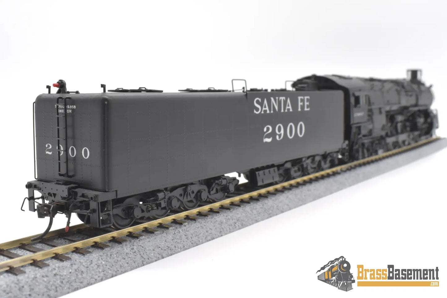 Ho Brass - Hallmark Atsf Santa Fe 4 - 8 - 4 #2900 Original Rods Samhongsa F/P Steam