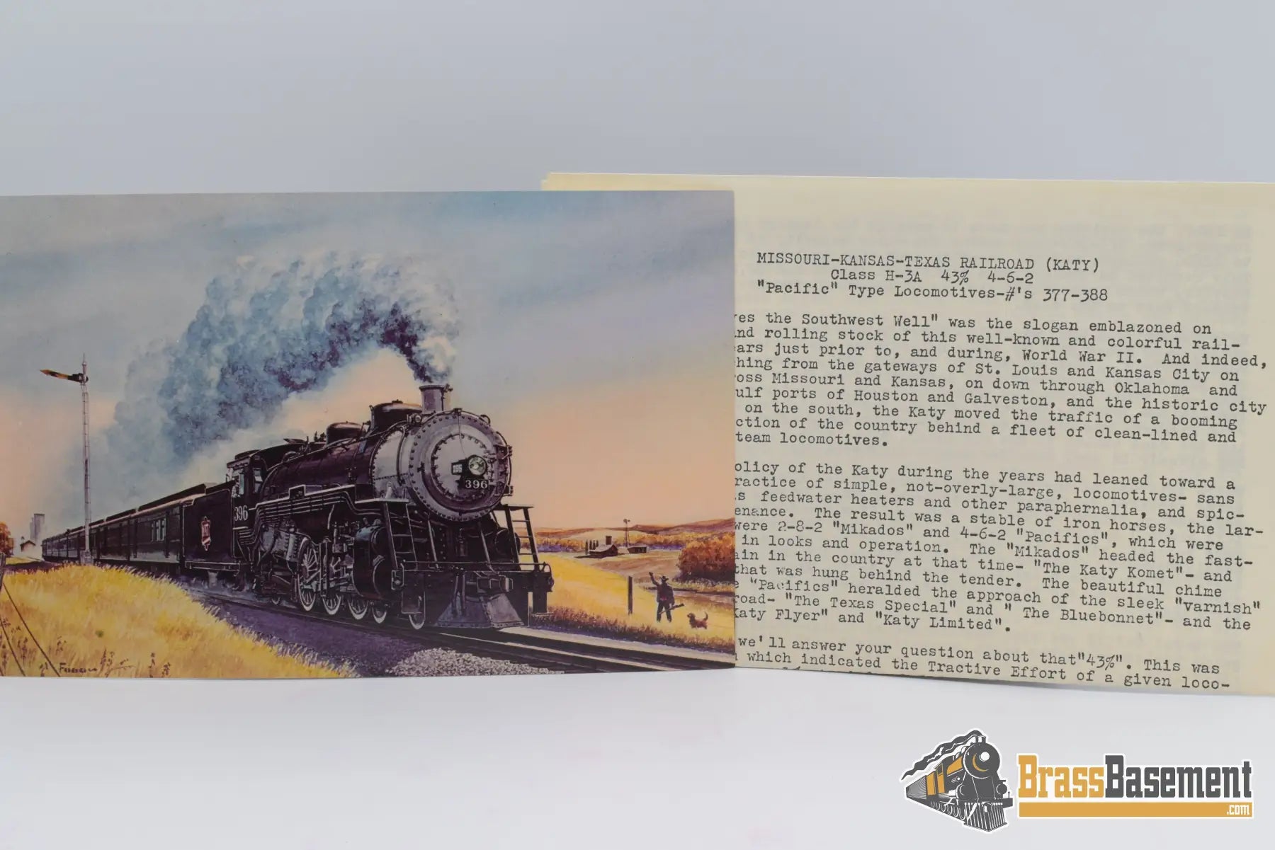 Ho Brass - Hallmark Fujiyama Missouri Kansas Texas Mkt 4 - 6 - 2 H - 3A Pacific Steam
