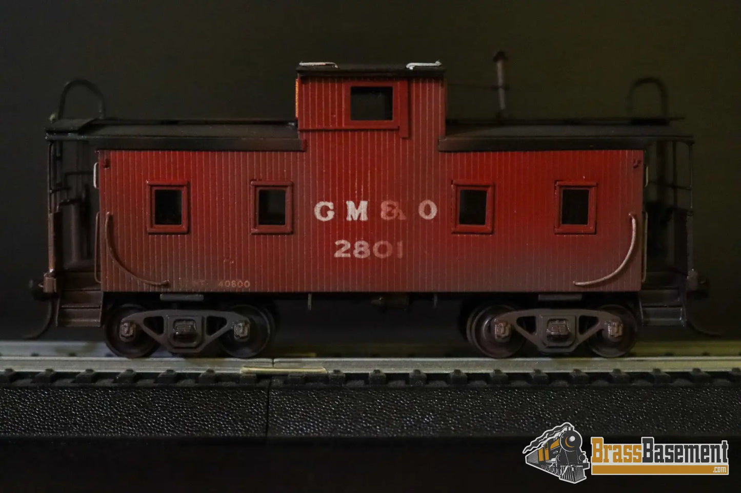 HO Brass Hallmark GM&O Gulf Mobile & Ohio Wood Sheathed Caboose Painted MINT Diesel