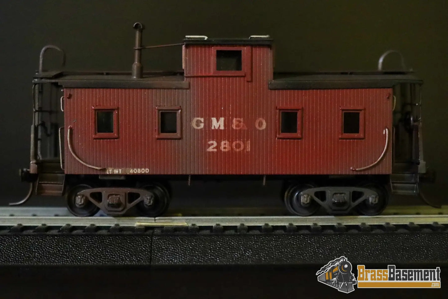 HO Brass Hallmark GM&O Gulf Mobile & Ohio Wood Sheathed Caboose Painted MINT Diesel