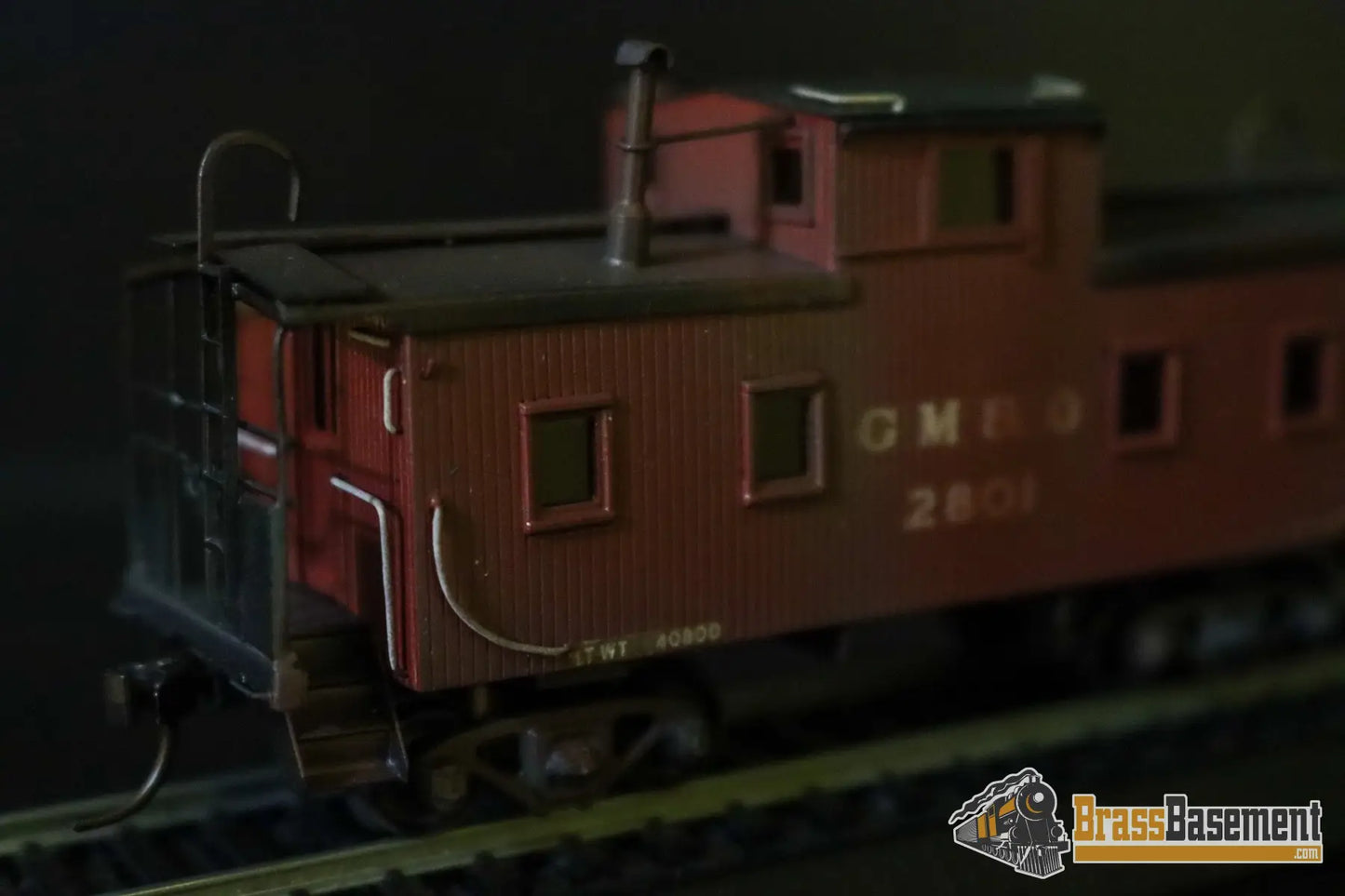HO Brass Hallmark GM&O Gulf Mobile & Ohio Wood Sheathed Caboose Painted MINT Diesel