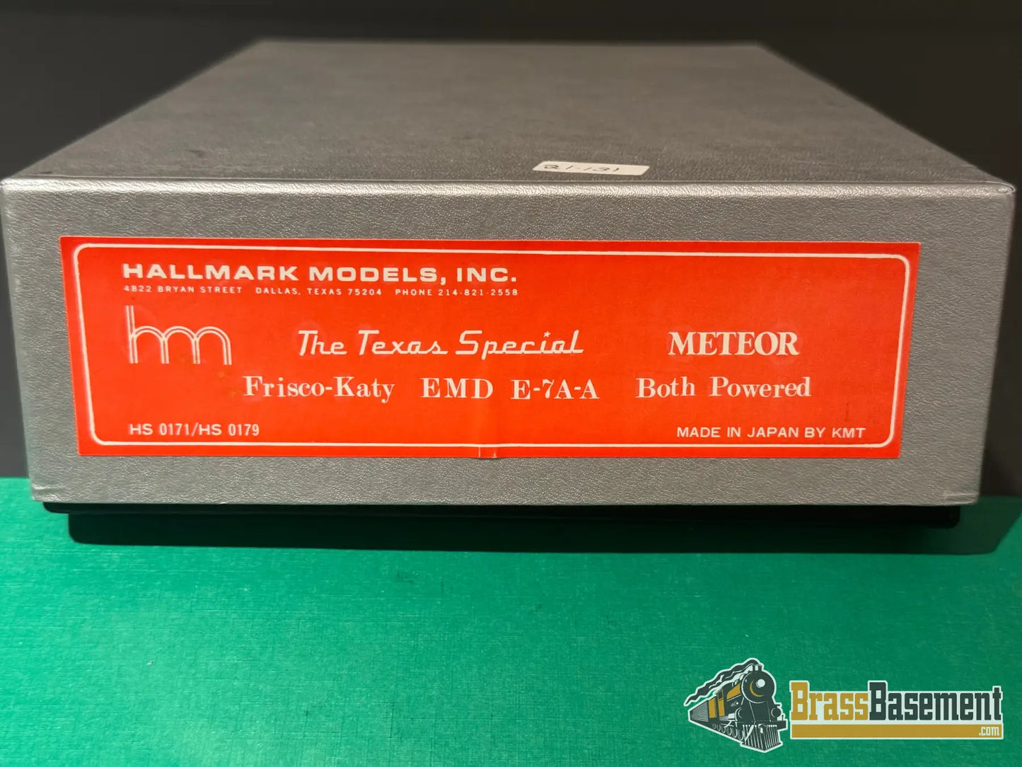 HO Brass - Hallmark MKT Frisco The Texas Special 1948 Version 6-Car Set + E-7 A/A Diesel Passenger + Diesel