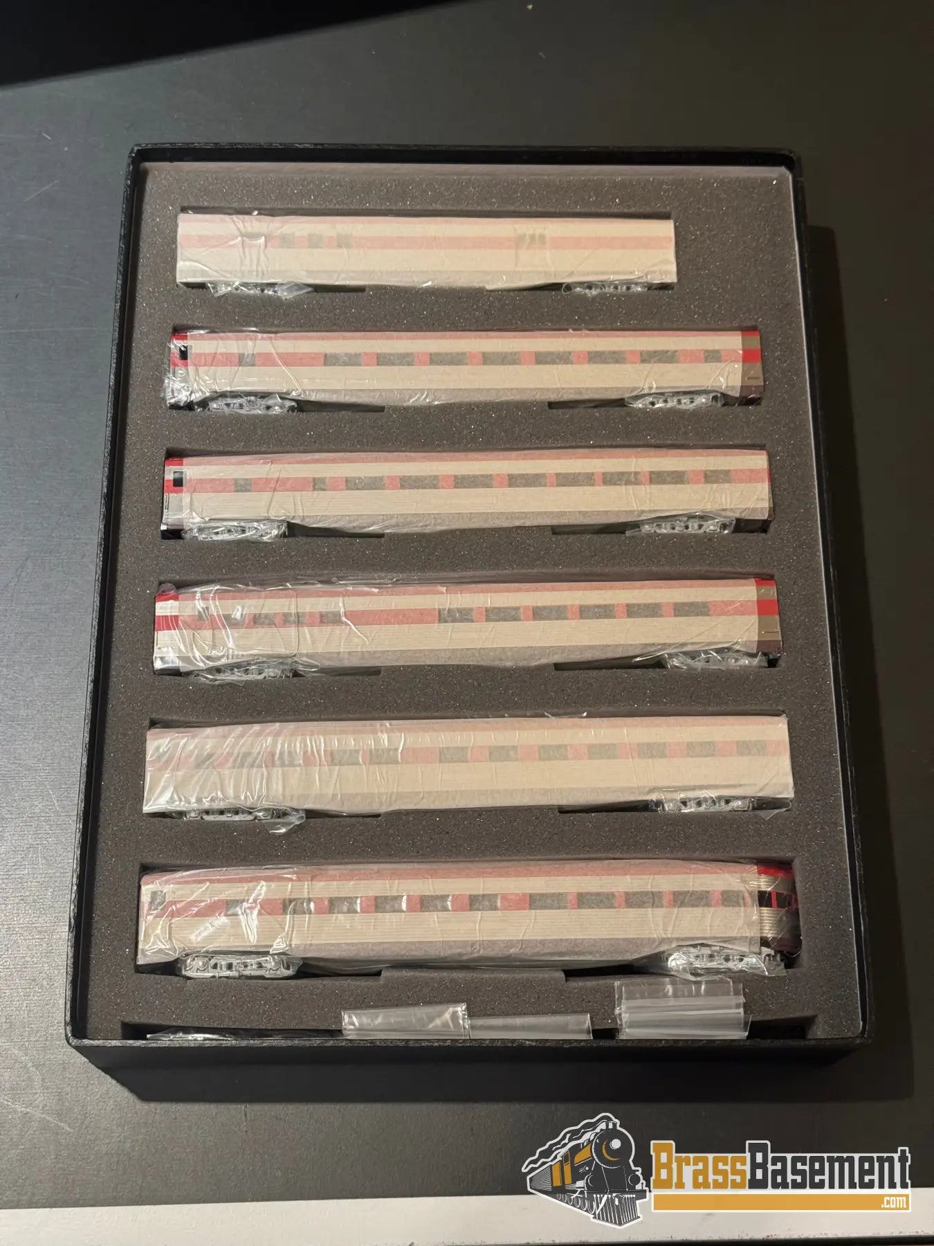 HO Brass - Hallmark MKT Frisco The Texas Special 1948 Version 6-Car Set + E-7 A/A Diesel Passenger + Diesel