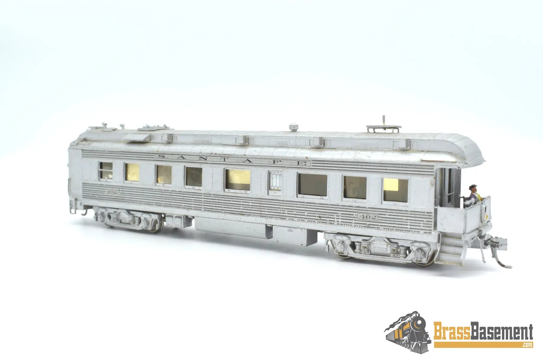 Ho Brass - Hallmark Models Atsf Santa Fe Division Superintendents Car #402 Custom Paint