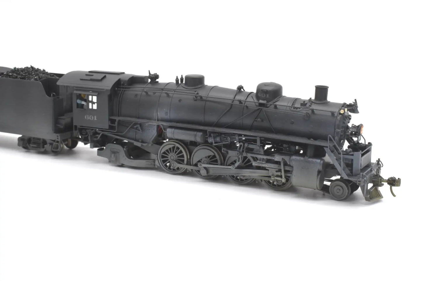 Ho Brass - Hallmark Models Midland Valley 2-8-2 #601 Nice Black Paint Steam