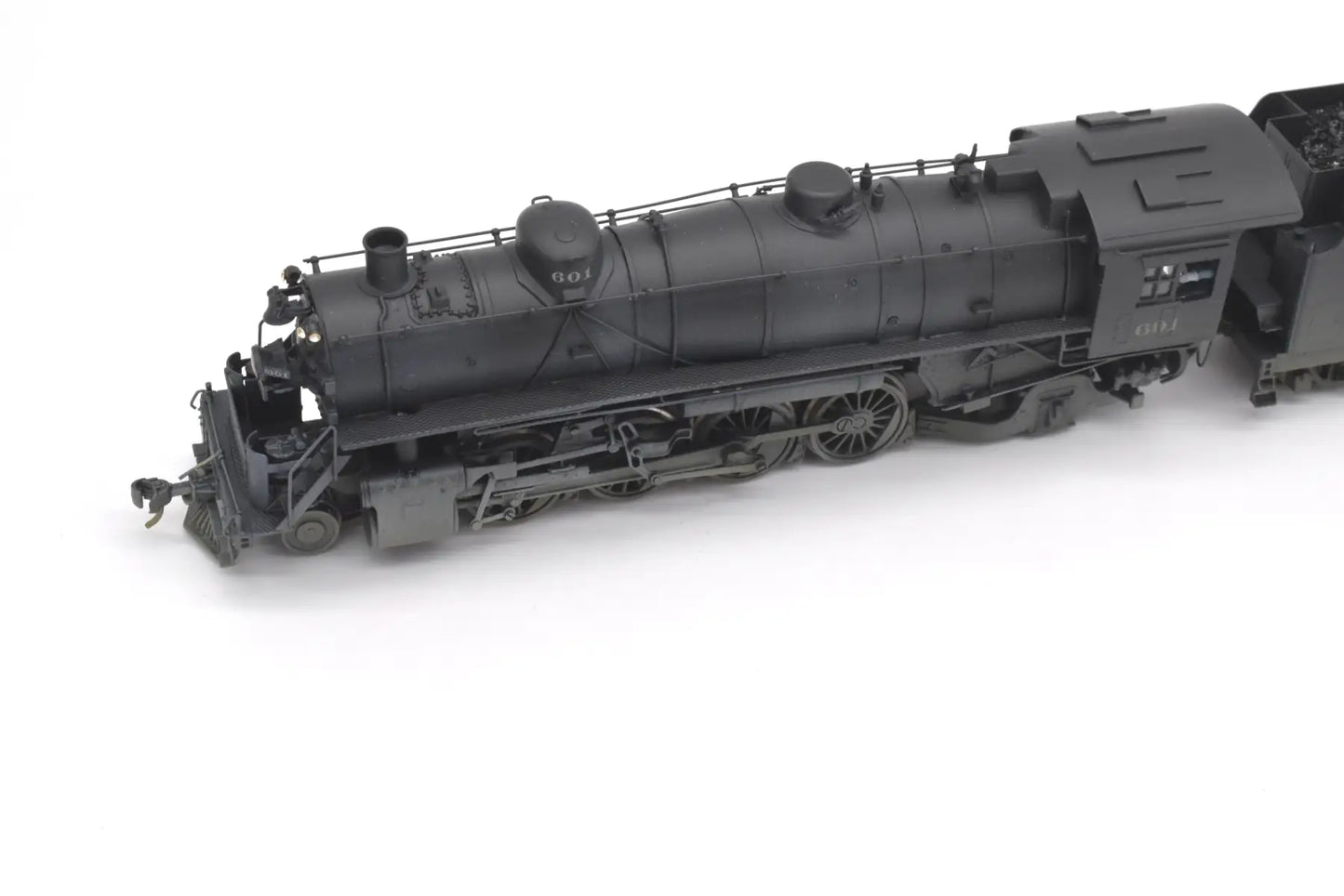Ho Brass - Hallmark Models Midland Valley 2-8-2 #601 Nice Black Paint Steam