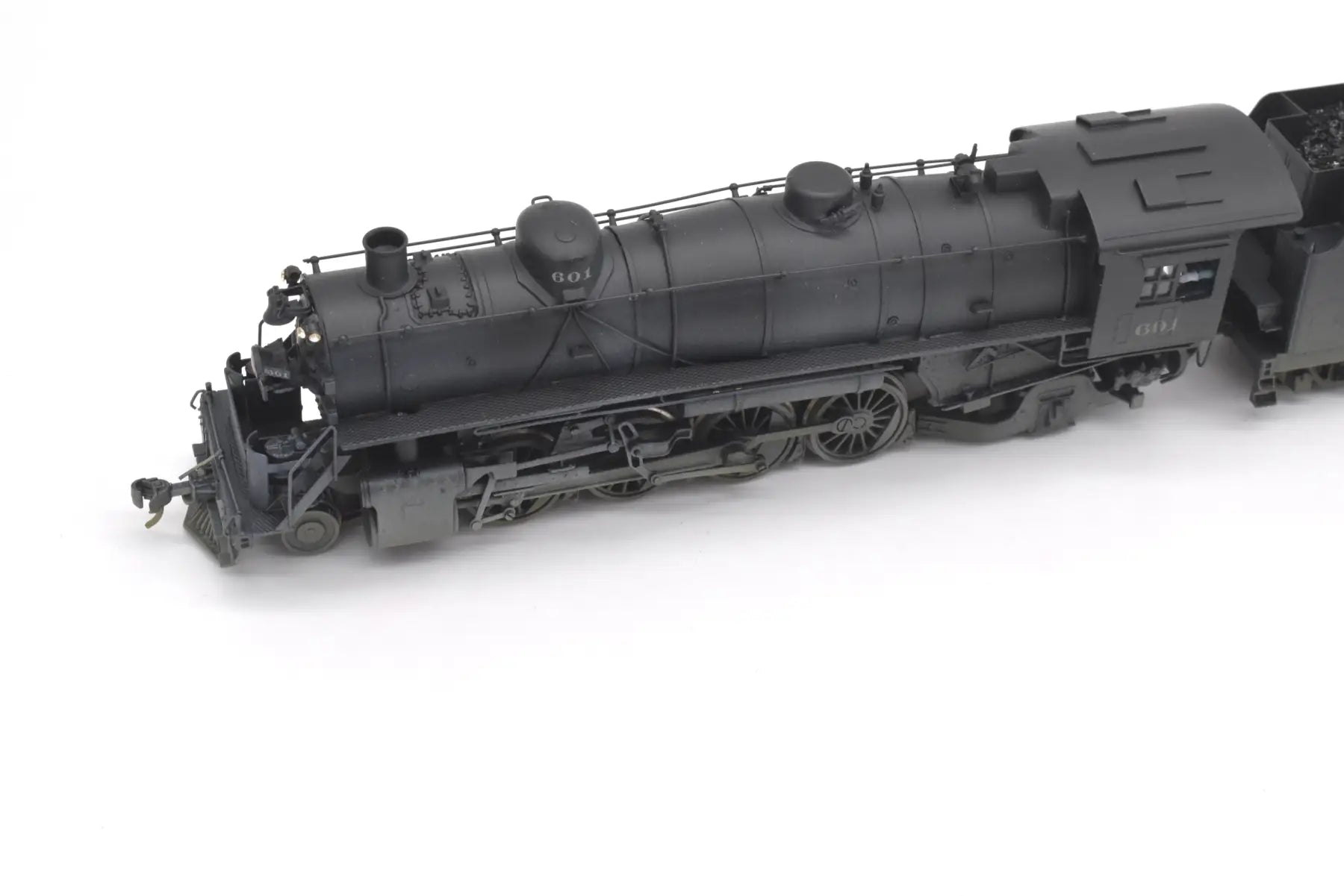 Ho Brass - Hallmark Models Midland Valley 2-8-2 #601 Nice Black Paint Steam