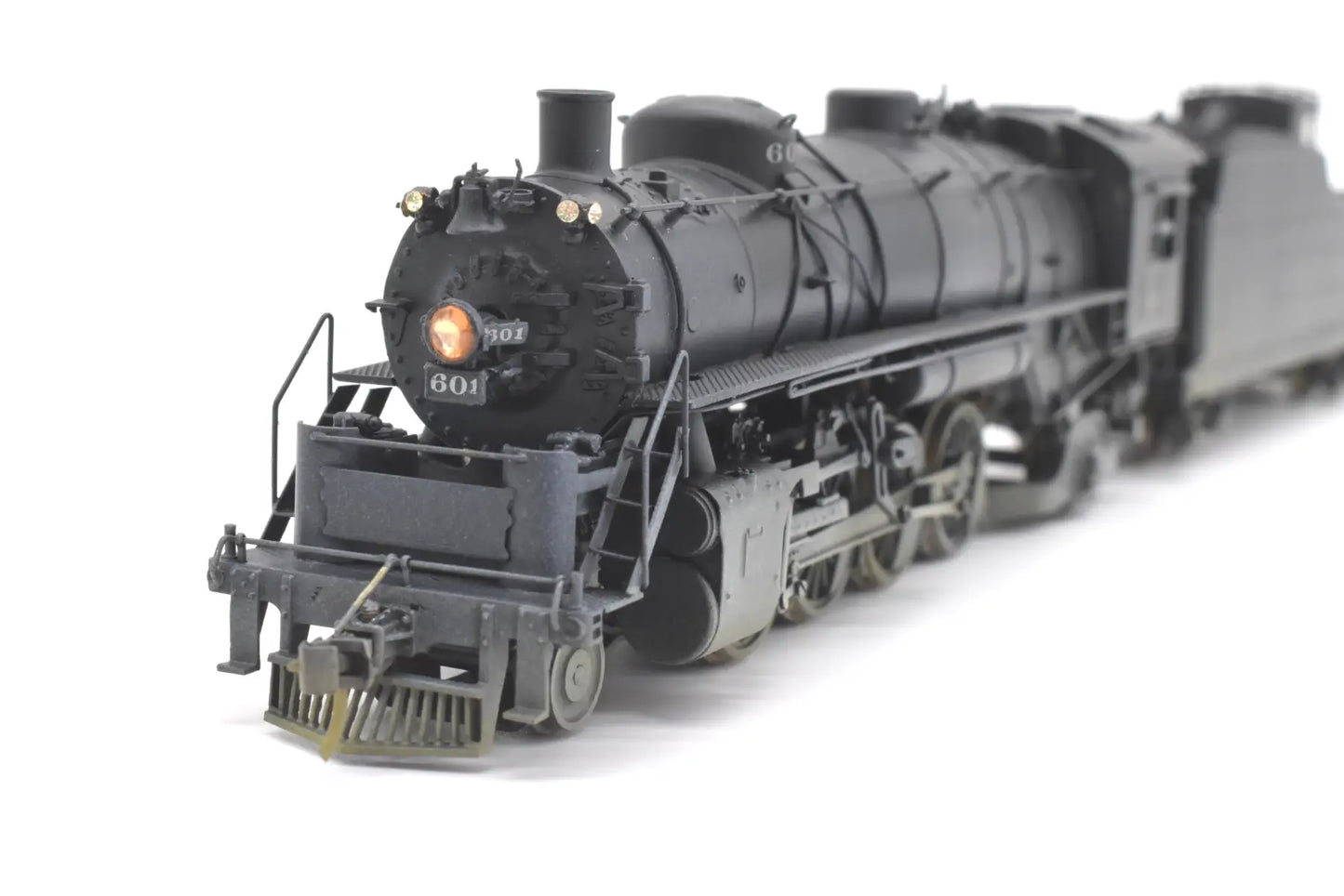 Ho Brass - Hallmark Models Midland Valley 2-8-2 #601 Nice Black Paint Steam