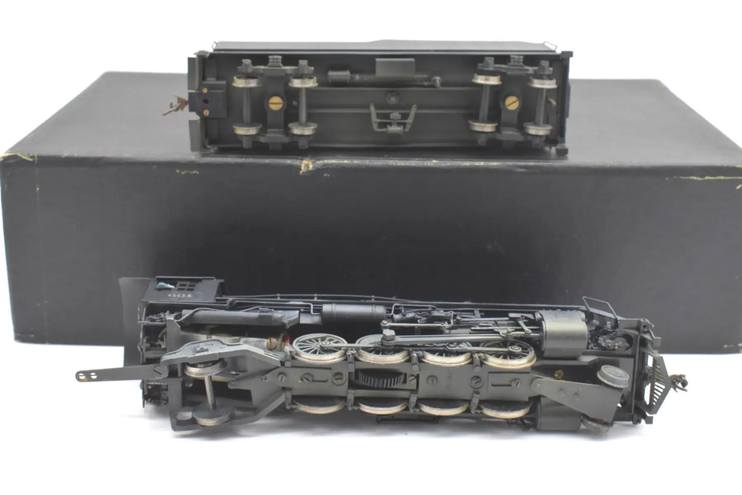 Ho Brass - Hallmark Models Midland Valley 2-8-2 #601 Nice Black Paint Steam