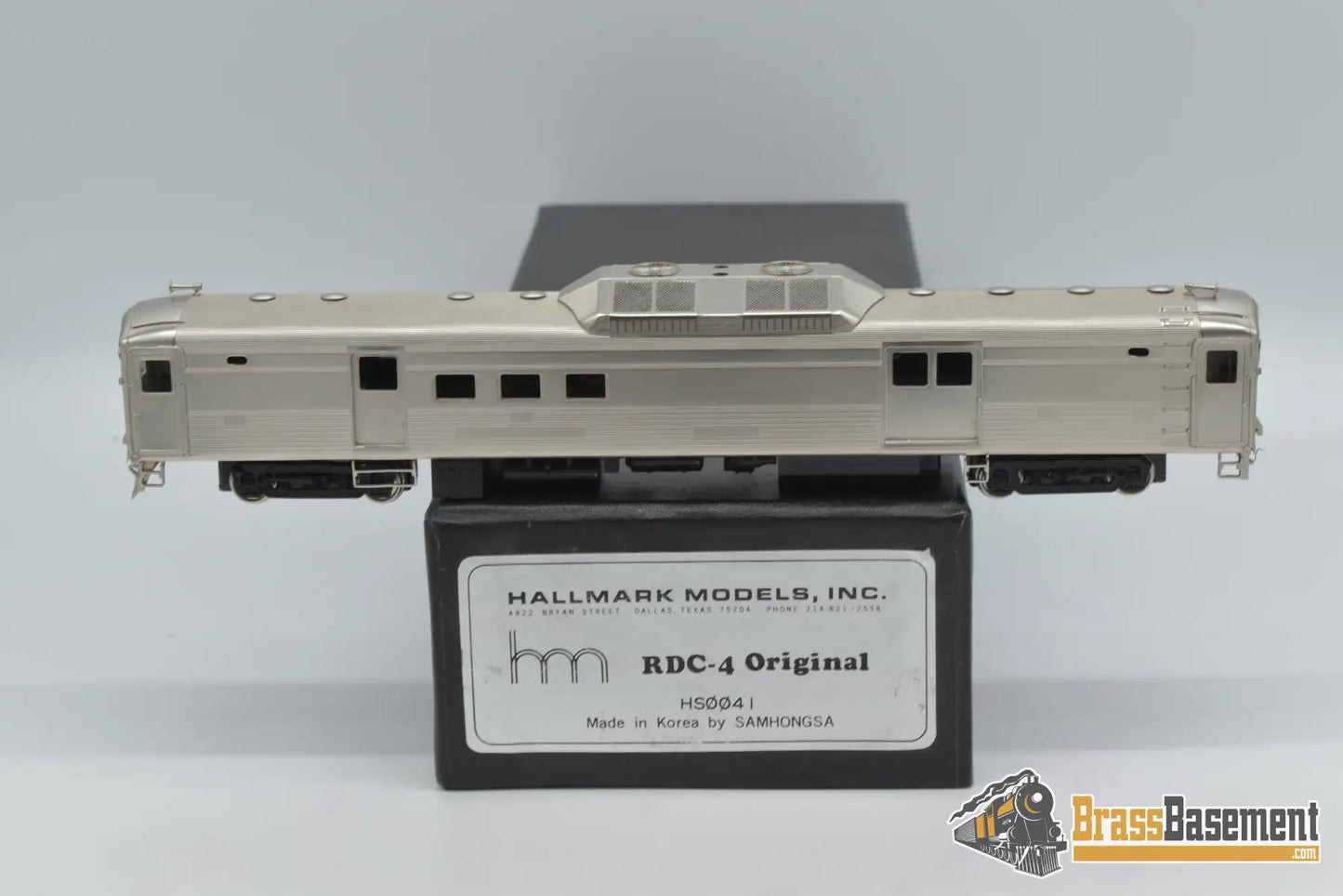 Ho Brass - Hallmark Rdc - 4 Original Rpo Baggage Plated Samhongsa Passenger