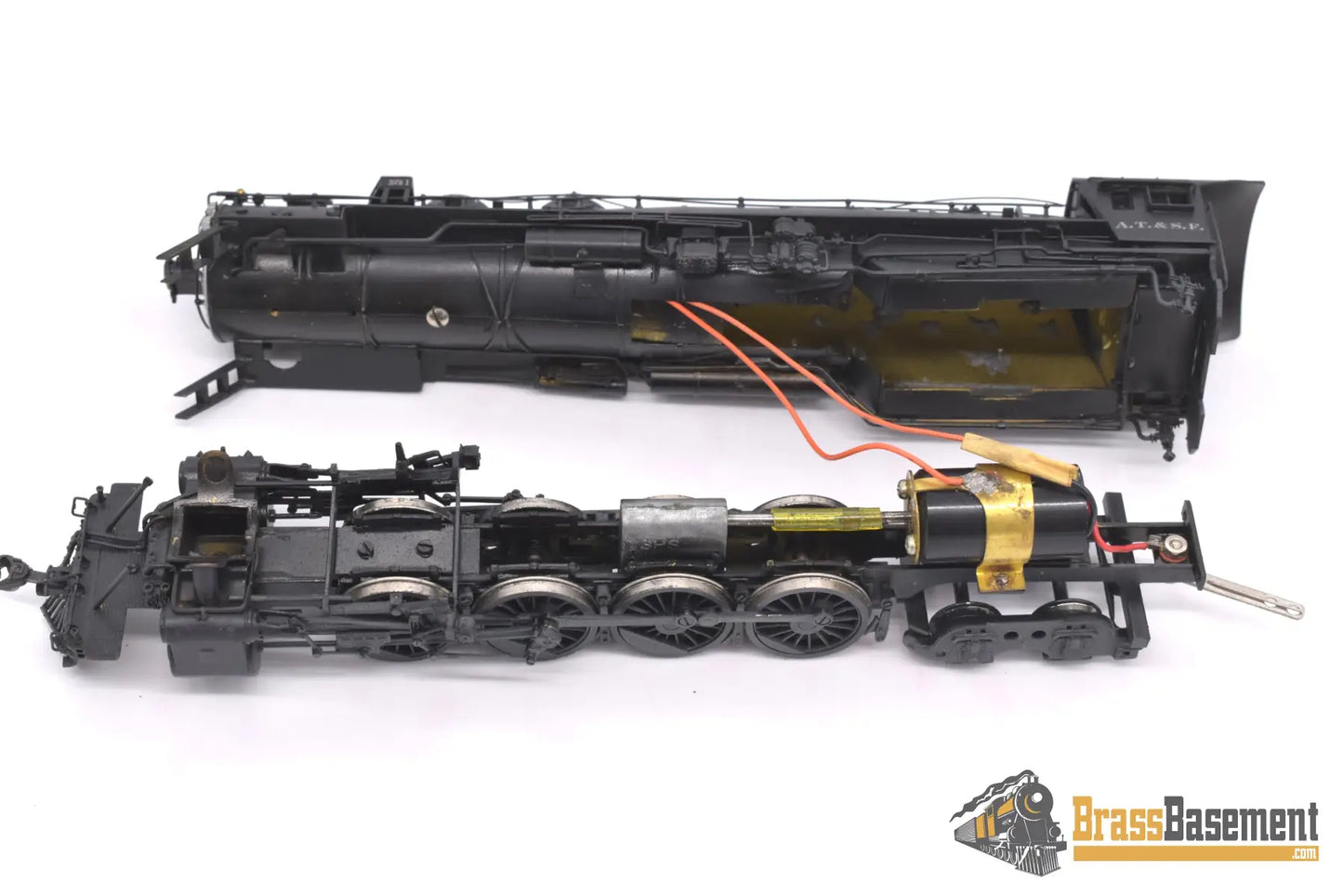 Ho Brass - Key Atsf Santa Fe 3751 Class 4 - 8 - 4 As Delivered Samhongsa C/P Steam
