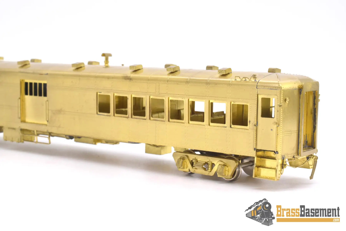 Ho Brass - Key Gasoline Santa Fe M - 175 - 182 Doodlebug Fm Korea Unpainted Passenger