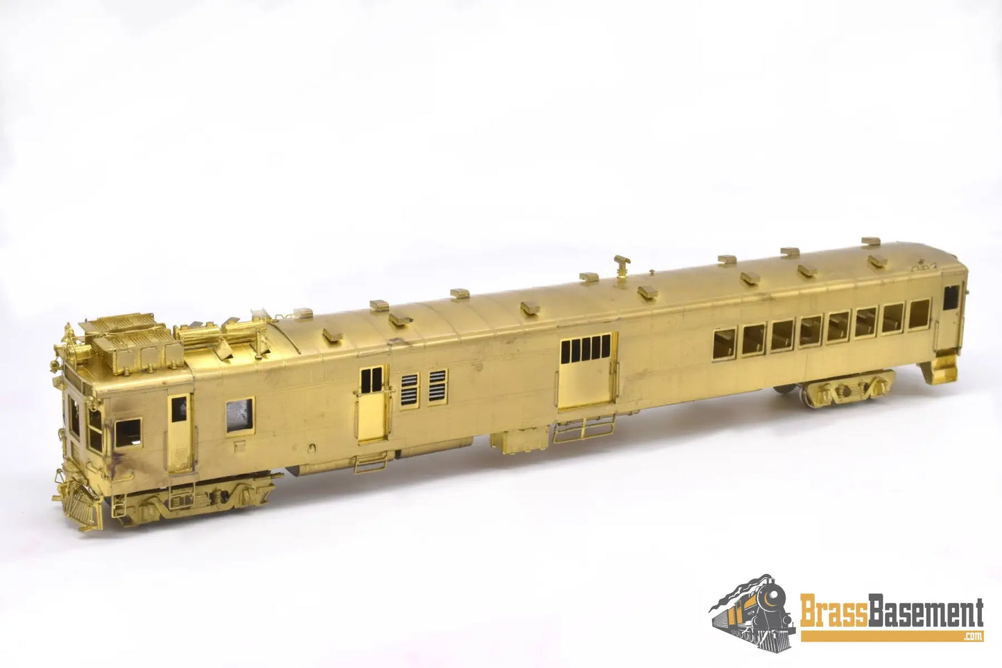 Ho Brass - Key Gasoline Santa Fe M - 175 - 182 Doodlebug Fm Korea Unpainted Passenger