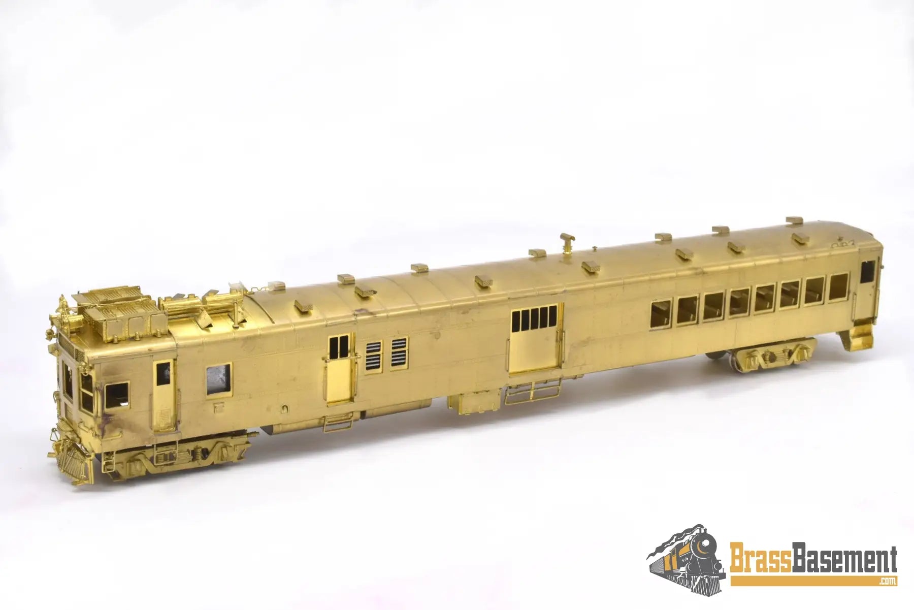 Ho Brass - Key Gasoline Santa Fe M - 175 - 182 Doodlebug Fm Korea Unpainted Passenger