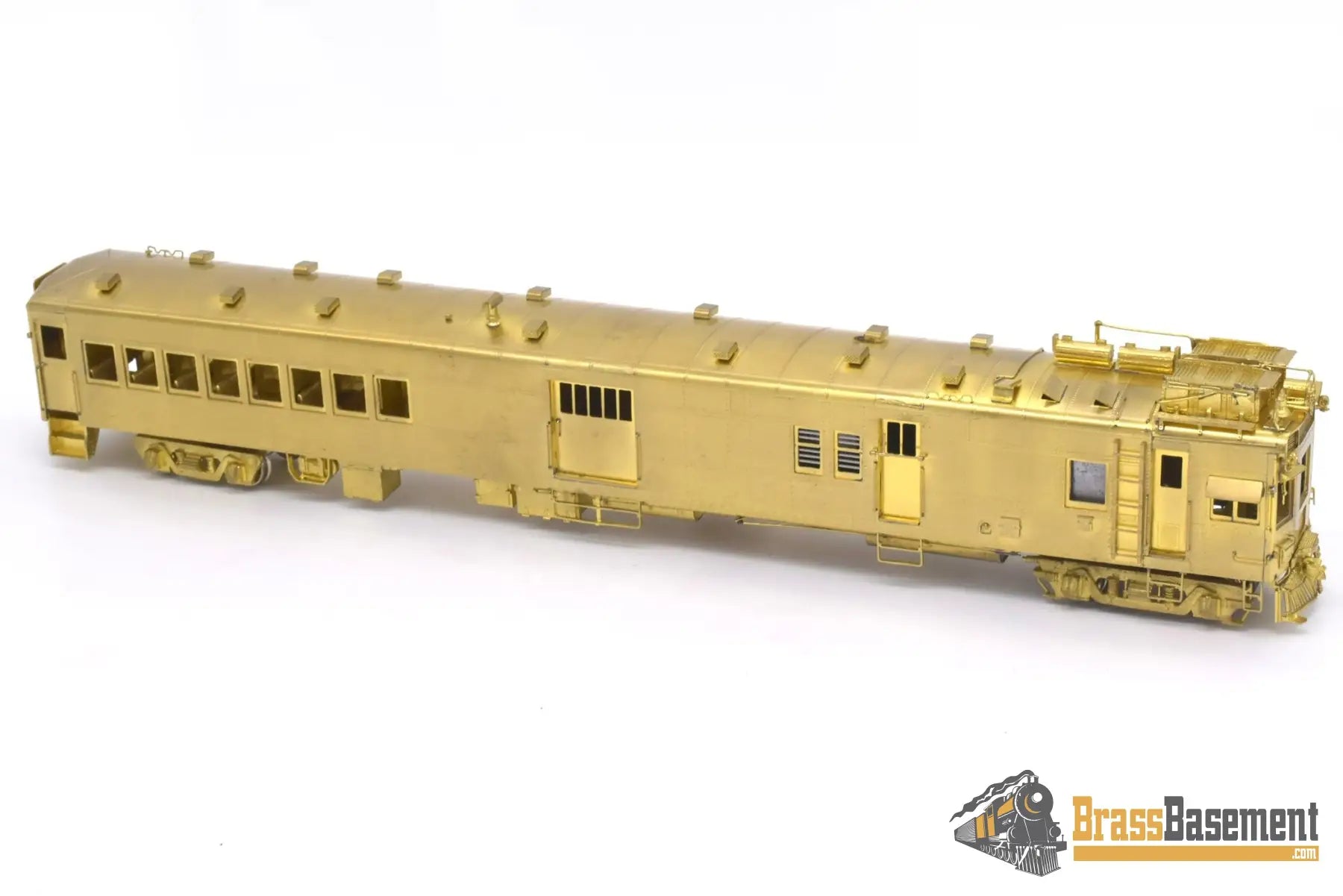 Ho Brass - Key Gasoline Santa Fe M - 175 - 182 Doodlebug Fm Korea Unpainted Passenger