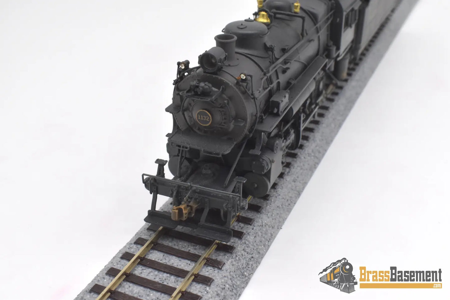 Ho Brass - Key Imports C/S #50 Pennsylvania Rr Prr H9S 2-8-0 #1132 F/P Weathered Steam