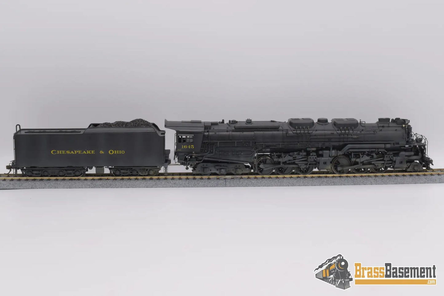 Ho Brass - Key Imports Chesapeake & Ohio C&O H - 8 2 - 6 - 6 - 6 #1645 Allegheny Nice Paint Steam
