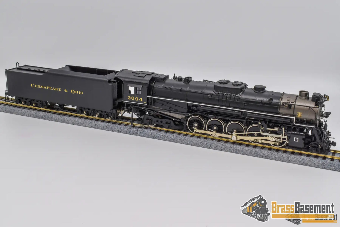 Ho Brass - Key Imports Chesapeake & Ohio C&O T1 2 - 10 - 4 Fp Cs #99 Great Runner Steam