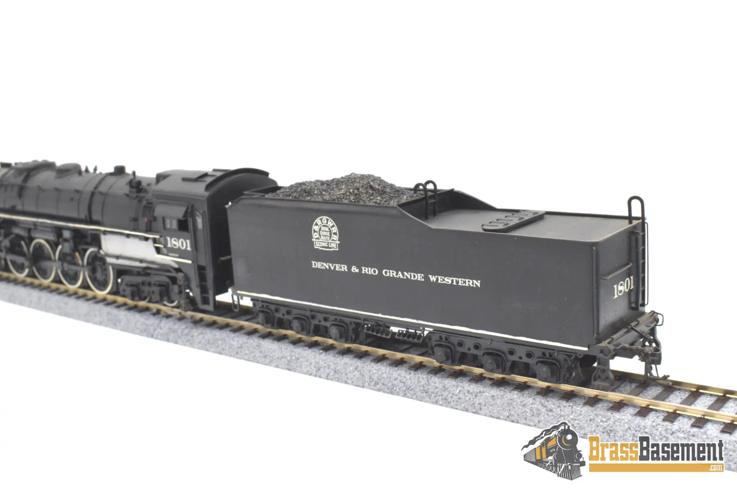 Ho Brass - Key Imports D&Rgw Rio Grande M - 68 4 - 8 - 4 Northern #1801 Custom Paint Nice Steam