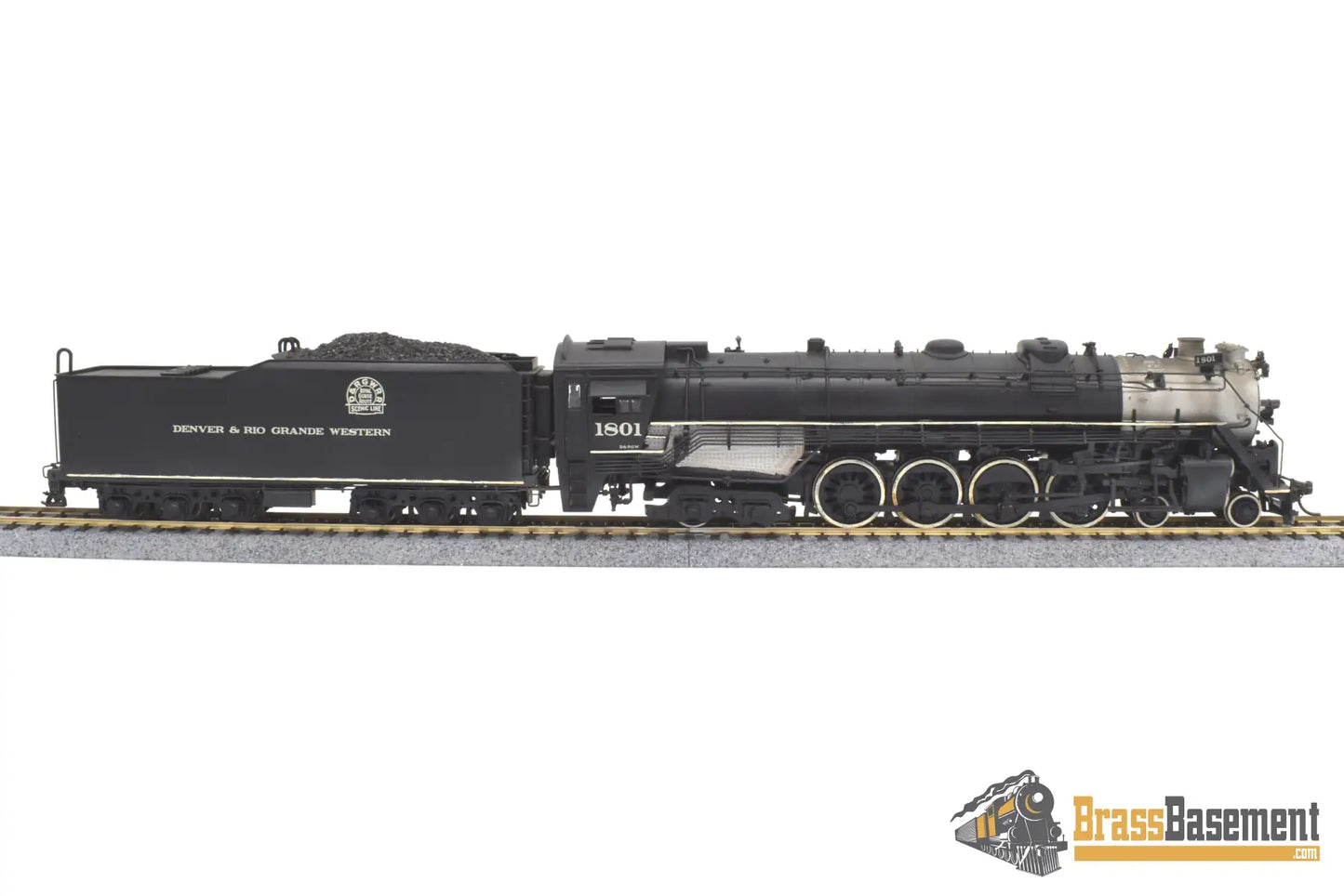 Ho Brass - Key Imports D&Rgw Rio Grande M - 68 4 - 8 - 4 Northern #1801 Custom Paint Nice Steam