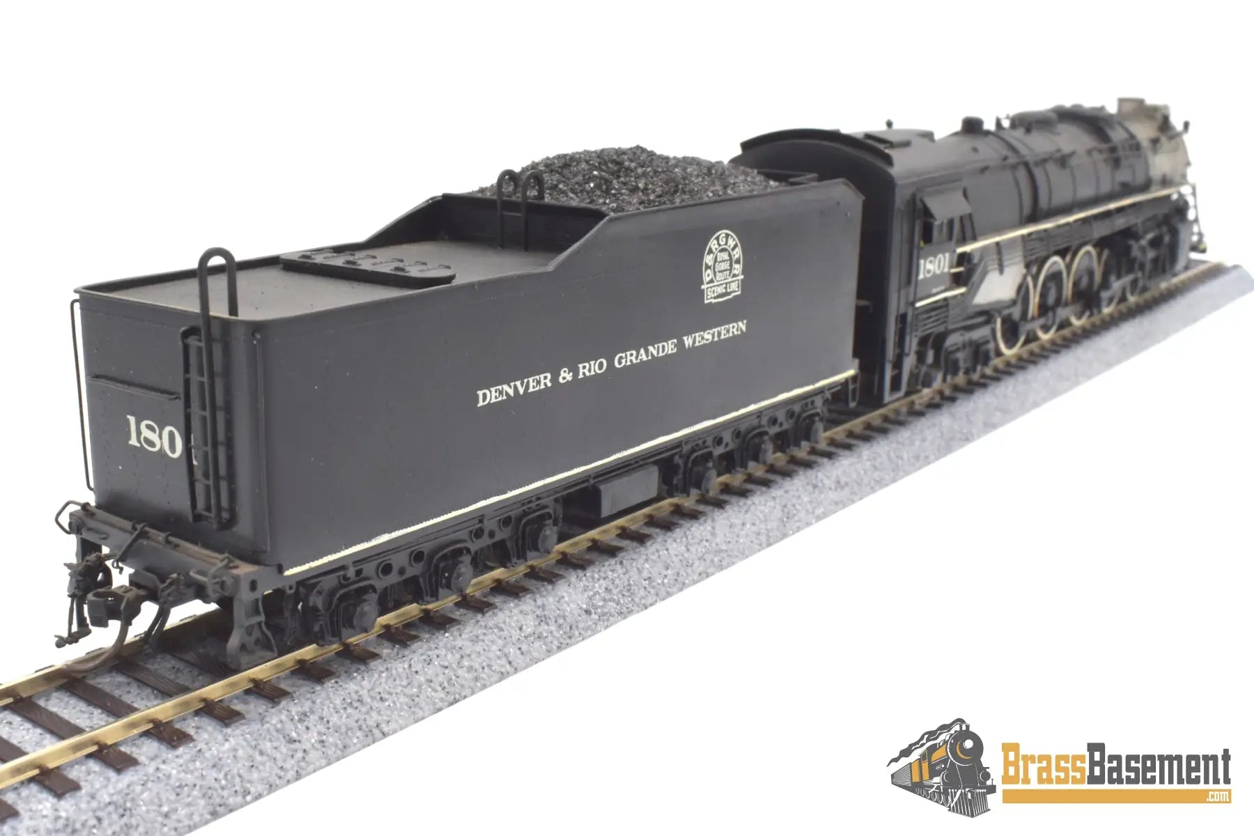 Ho Brass - Key Imports D&Rgw Rio Grande M - 68 4 - 8 - 4 Northern #1801 Custom Paint Nice Steam