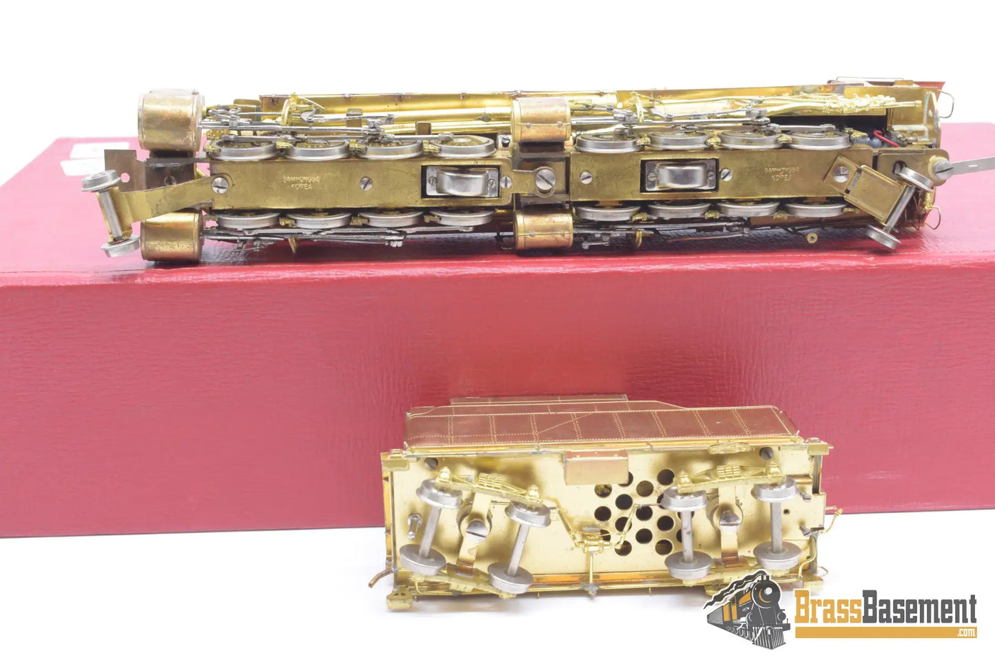 Ho Brass - Key Imports Drgw L - 96 2 - 8 - 8 - 2 Unpainted And Runs Well Steam