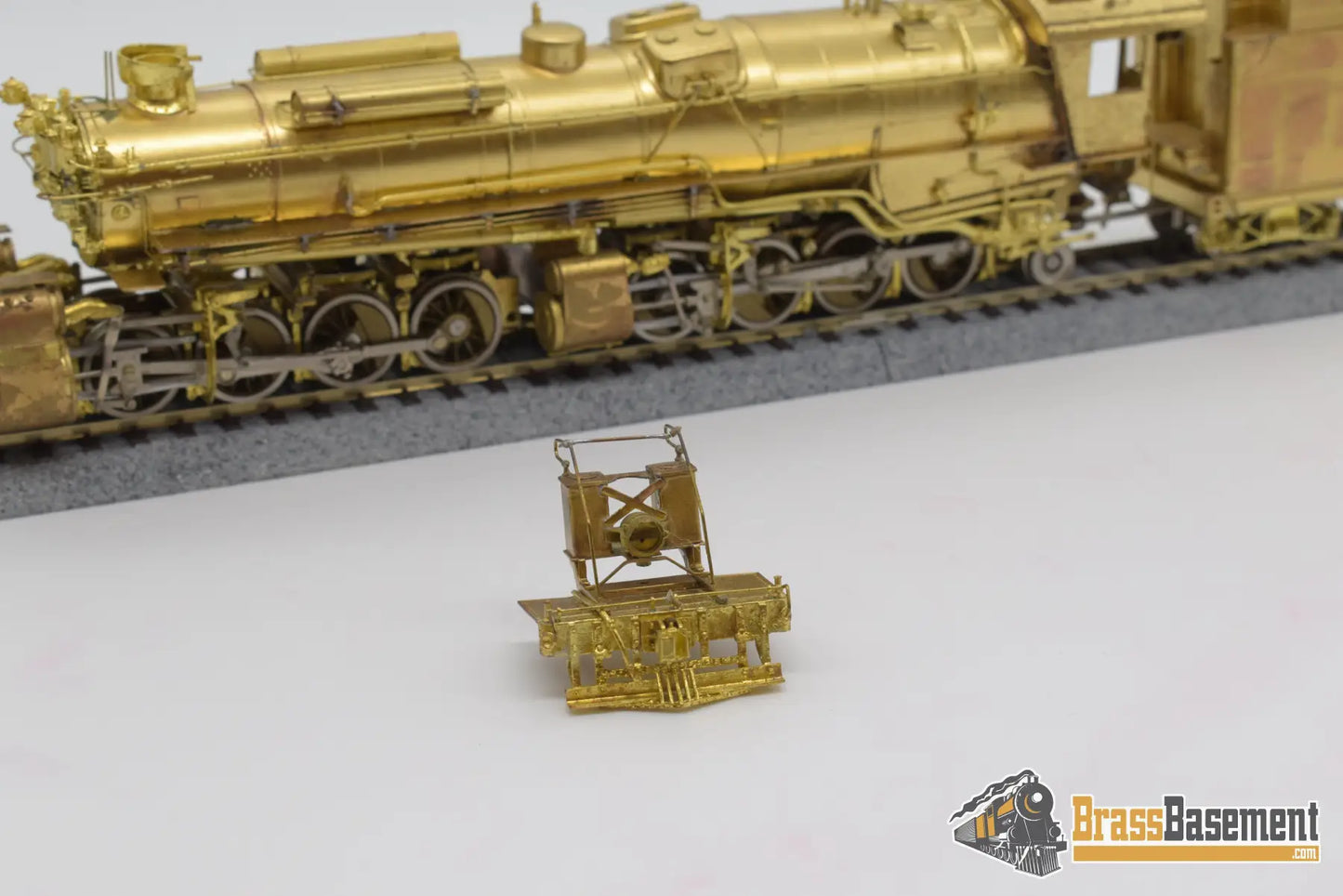 Ho Brass - Key Imports Drgw L - 96 2 - 8 - 8 - 2 Unpainted And Runs Well Steam