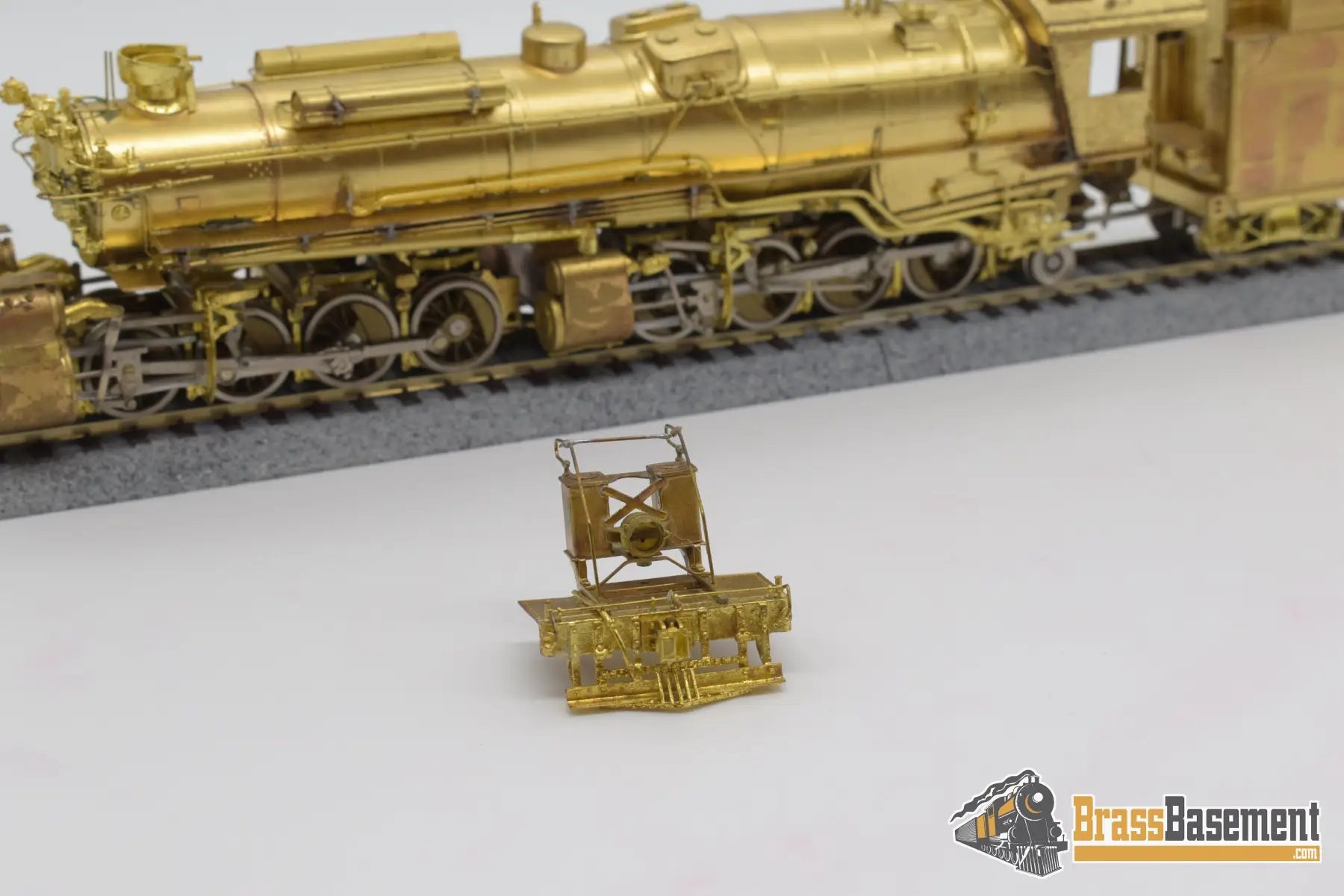 Ho Brass - Key Imports Drgw L - 96 2 - 8 - 8 - 2 Unpainted And Runs Well Steam