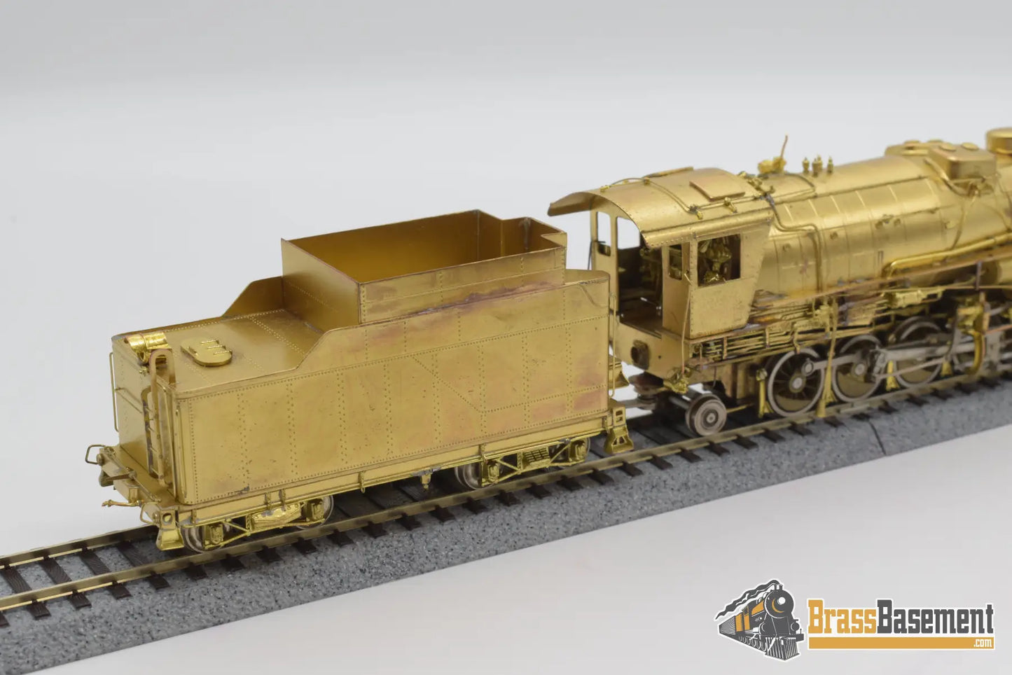 Ho Brass - Key Imports Drgw L - 96 2 - 8 - 8 - 2 Unpainted And Runs Well Steam