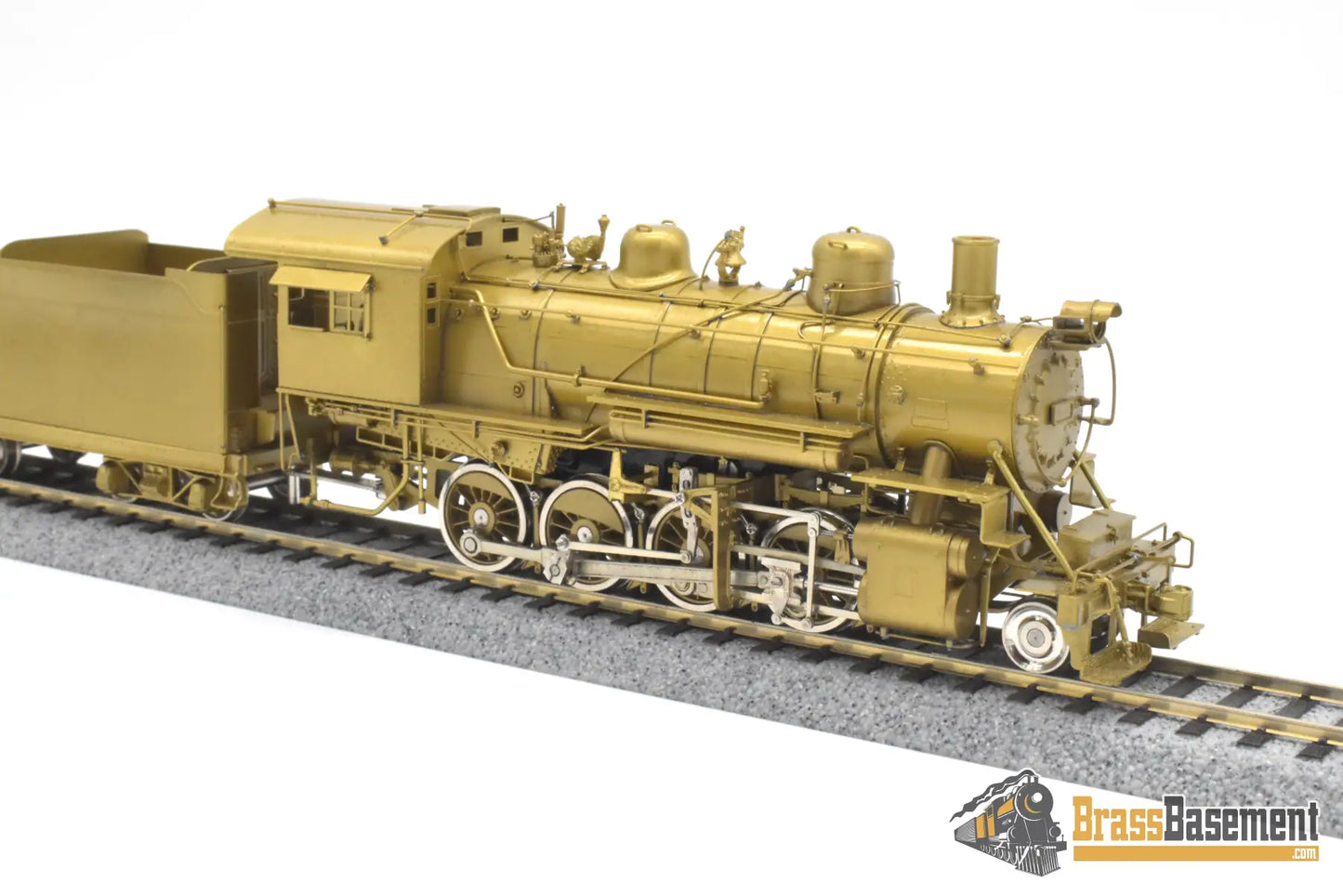 HO Brass - Key Imports DRGW Rio Grande 2-8-0 C-48 #1144 - Unpainted Runs Well Steam