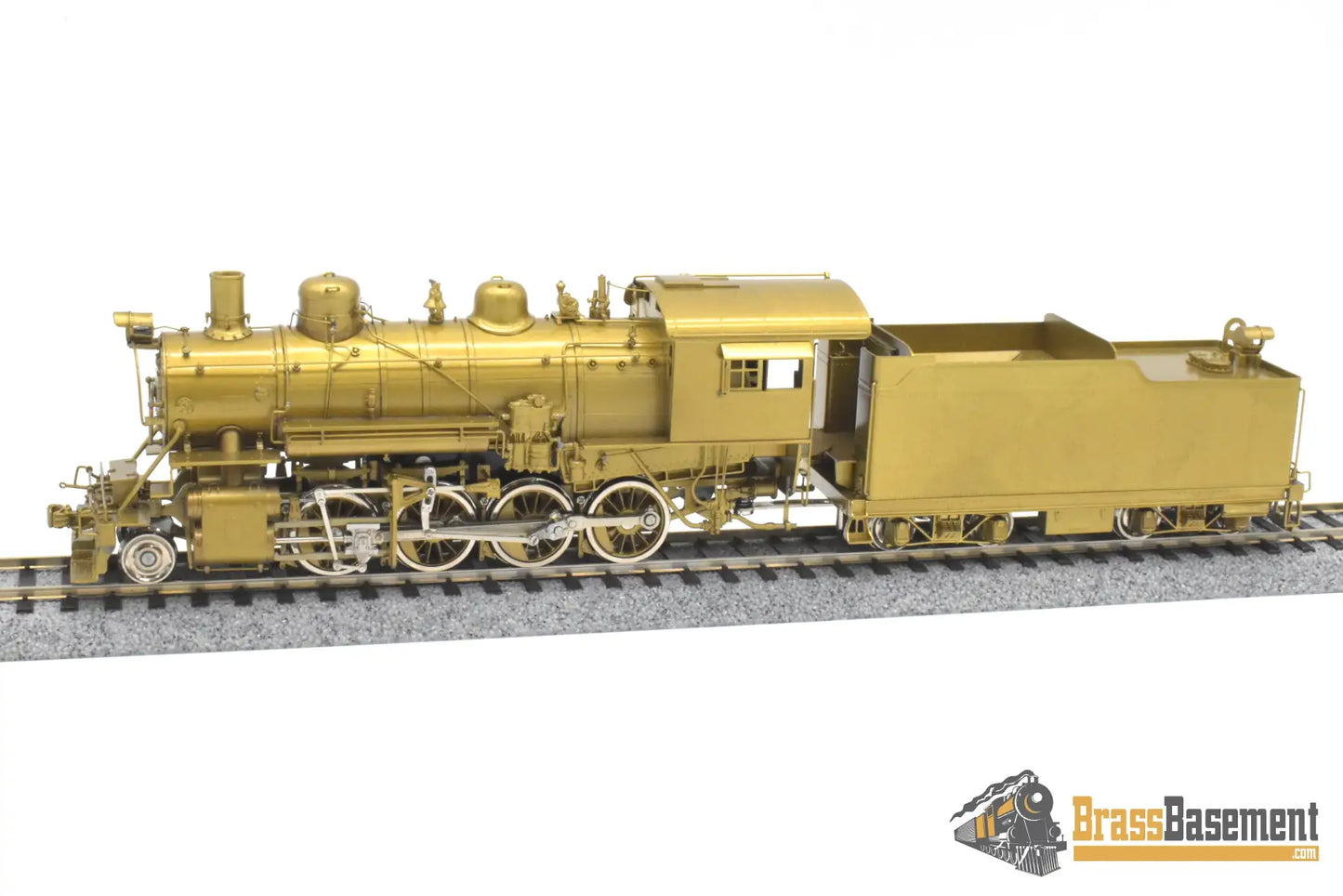 HO Brass - Key Imports DRGW Rio Grande 2-8-0 C-48 #1144 - Unpainted Runs Well Steam