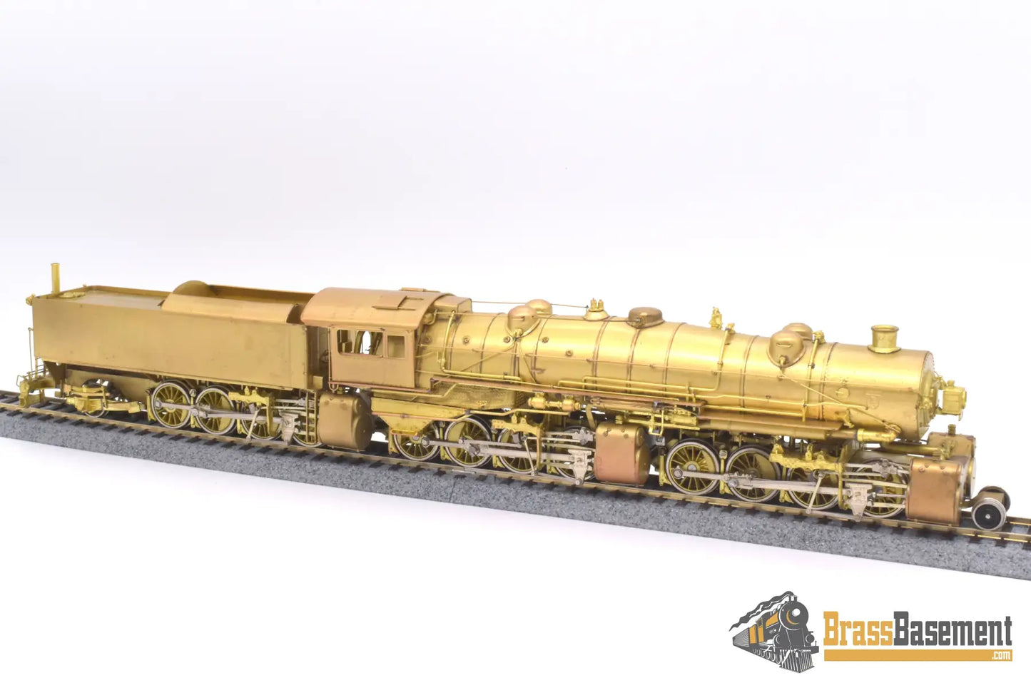 Ho Brass - Key Imports Erie Triplex #5016 2 - 8 - 8 - 8 - 2 1980 Run Unpainted Steam
