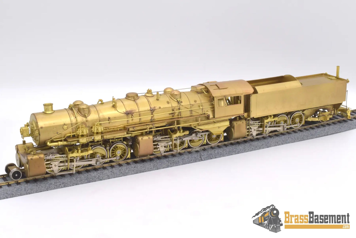 Ho Brass - Key Imports Erie Triplex #5016 2 - 8 - 8 - 8 - 2 1980 Run Unpainted Steam