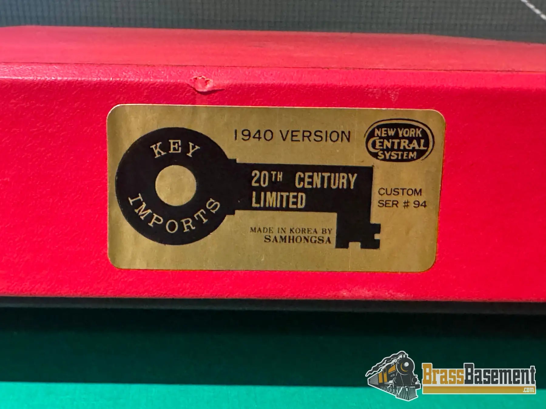 HO Brass - Key Imports New York Central 20th Century LTD 6 Car Set 1940 Version - C/S 94 Passenger