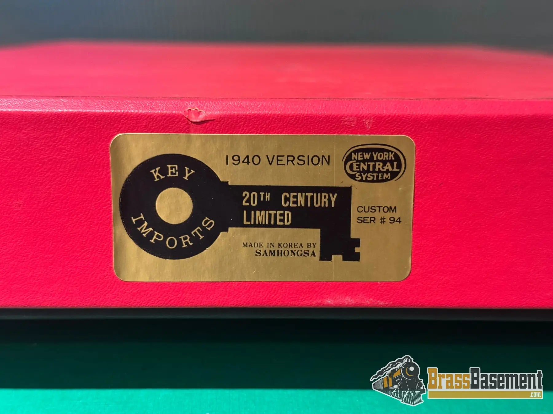 HO Brass - Key Imports New York Central 20th Century LTD 6 Car Set 1940 Version - C/S 94 Passenger